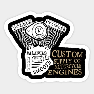 Double Cylinder Sticker